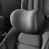 VELVERI Car Neck Rest Pillow | Ergonomic Memory Foam Headrest Cushion for Neck Pain Relief | Adjustable Car Seat Support Pillow with Washable Cover | Universal Travel & Driving Comfort Pillow Gray