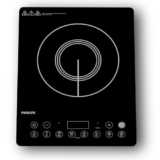 Philips HD4995/00 2100W Induction Cooktop With Soft Touch Panel | 11 Preset Menus | 240 Volts | 3Yrs Warranty On Coil, black and blue