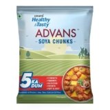 Emami Healthy & Tasty Advans SOYA Chunks 1kg Pouch – Family Pack