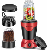 BOOSTER Powerful 400 W Juicer Mixer Grinder 400 W Juicer Mixer Grinder(Nutri_Pro | 2 Jars | Black, Red)