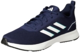 Adidas Men Synthetic & Textile AdiTron M Running Shoes NGTSKY/FTWWHT/MINRUS UK-10