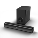 Mivi Fort Sonic X80 Soundbar, 2.1 Channel, Multi-Input & EQ Modes, BT v5.3 90 W Bluetooth Home Audio Speaker(Black, Grey, 2.1 Channel)