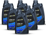 Signate 20-W50 New Semi-synthetic engine oil for bicycles High Performance Engine Oil(1 L, Pack of 6)