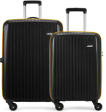 ALFA by VIP Excel 2 (Small 55cm Medium 65cm) Suitcase Cabin & Check-in Set 8 Wheels – 26 Inch