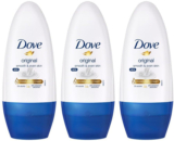 DOVE Original 48H Odour Protection Deodorant Roll-on  –  For Women(150 ml, Pack of 3)