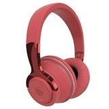 COREGENIX H2 Over Ear Headphones with Upto 50 Hrs Playtime, Fast Charging, in-Built ENC Mic, 40mm Titanium Bass Drivers, Super Soft Cushion, AUX in, Foldable Design (Red)