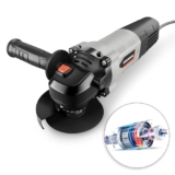 BUILDSKILL 850W Angle Grinder Machine | 100MM | M10 | Spindle Lock | 11000 RPM Speed | Copper Motor | Two Position Detachable Handle | Compact & Lightweight Grinding Machine (6 Months Warranty)