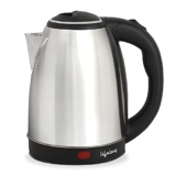 Lifelong ISI Certified Electric Kettle 1.5L with Stainless Steel Body, Easy and Fast Boiling of Water for Instant Noodles, Soup, Tea etc. (1 Year Manufacturer’s Warranty, Silver, LLEK15) 1500 W
