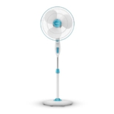 Havells Gatik Pro 400mm Pedestal Fan| 120 Ribs Guard for Safety| Smooth Oscillation| Heavy Base| ISI Marked | 2 Year Warranty | Blue