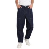 Campus Sutra Men’s Regular Jeans (CBSRM23_CSMSSJEAN1041_Navy Blue