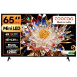 coocaa 164 cm (65 inches) 4K Ultra HD Smart Mini LED QLED Google TV 65MINI75Q