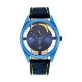 Fastrack Men Plastic Revibe Analog Blue Dial Watch-3256Pf01, Band Color-Blue