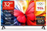 TCL V5C 80 cm (32 inch) QLED Full HD Smart Google TV with 100% Color Volume Plus | 24W Dolby Audio | Google Assitant | Chromecast built-in | Slim Design(32V5C)