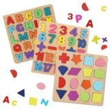 Wooden ABC Learning Board for Kids