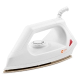 Orient Electric Fabrismooth 1000W Dry iron (Press) | Non-stick Weilburger coating| Silver Layered Thermostat| G-shaped heating element| ISI certified| 2-year replacement warranty by Orient
