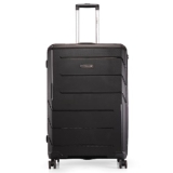 Swissbrand Matterhorn Range Black Color Hard Large Luggage