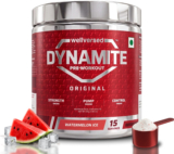Wellversed Dynamite Pre-Workout (15 servings) | Unleash Explosive Energy Pre Workout(210 g, Watermelon Ice)