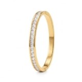 PALMONAS Sparkling Line Bangle Bracelet for Women – Gift for Girls & Women | Waterproof & Anti-Tarnish Bangle Bracelet