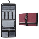 FATMUG Small Travel Organizer Bag For Electronic And Accessories -Gadgets Kit Case Pouch – Maroon