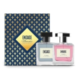 Engage Gift Set – Moments Luxury Perfume Gifts For Women & Men, Homme & Femme 200ml, Long Lasting Smell Men & Women Perfume, Pack of 2, Best Birthday, Anniversary Gift Hamper by ITC, Eau De Parfum