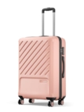 Safari Medium Symphony 66cm Trolley Bag Hard Case Polypropylene, 8 Spinner Wheels, 360 Degree Wheeling Carry on Luggage, Travel Bag, Suitcase for Travel, Trolley Bags for Travel, Dusky Peach
