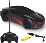 joymax Rechargeable Remote Control Toy Car – High-Speed Drift Action for Kids(Black)