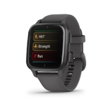 Garmin Venu Sq 2 GPS Smartwatch, All-Day Health Monitoring, Long-Lasting Battery Life, AMOLED Display, Slate and Shadow Gray