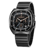 Daniel Hechter Paris Bercy Collection Modern Chronograph Watch for Men with Square Dial and Stainless Steel Strap