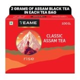 TE-A-ME Classic Assam Black, 100 Tea Bags | Strong Indian Tea | Rich Aroma