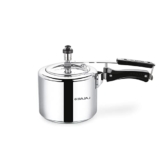 Bajaj New Shakti ILPC 3 Liter Pressure Cooker | Induction Bottom | Aluminium | Inner Lid | ISI Certified | 1 Yr Warranty 【Grey/Silver】