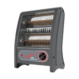 RR Signature ECOHEAT QUARTZ Room Heater 800 Watt | Low Power Consumption | Tip-over Protection | 2 Heating Rods for Quick Heating | Cool Touch Body| ISI Certified | 2 Year Warranty