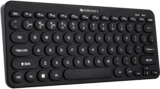 ZEBRONICS K4000MW/Multidevice connectivity,Compatible with Laptop/Tablet/Smartphone Bluetooth Handheld Laptop Keyboard Compatible with Desktop, Laptop, Mac ZEB-K4000MW / ZEB-EWK 1 with 2 Bluetooth & 2.4 GHz Wireless Connection(Black)
