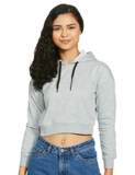 Fusefit WMN PF CORE Crop Hoodie Grey Melange, S
