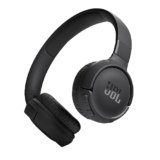 JBL Tune 520BT Wireless On Ear Headphones with Mic, Upto 57H Battery, Speed Charge : 5 Min Charge Gives Up to 3H of Playback, Multipoint Connect, Customizable Bass with Headphones App, BT 5.3 (Black)